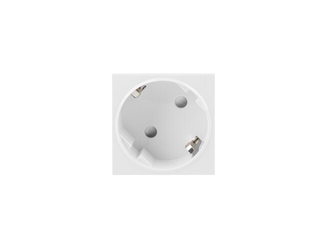 AC VÄGGUTTAG 230V 45X45 SINGEL SCHUKO + ADAPTER VIT LANBERG