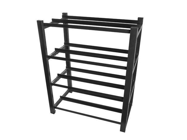 BATTERIRAM FÖR UPS 830X454 2 RADER 4 NIVÅER (8 HYLLPLAN) (FLAT PACK) SVART LANBERG