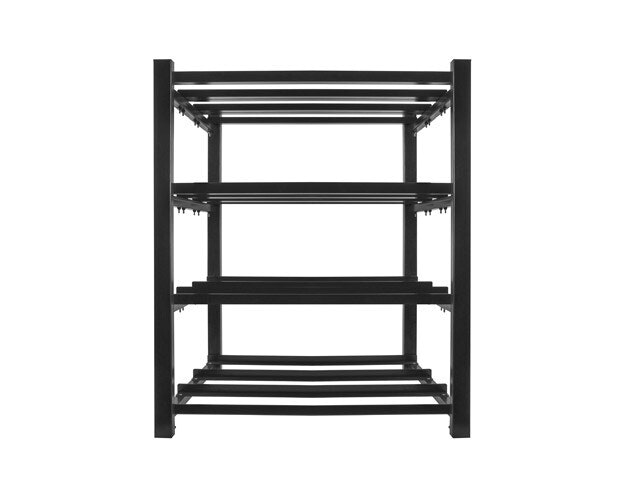 BATTERIRAM FÖR UPS 830X650 3 RADER 4 NIVÅER (12 HYLLPLAN) (FLAT PACK) SVART LANBERG