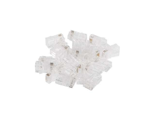 RJ45 CAT.5E UTP PLUGG 8P8C PASS THROUGH TYP (100ST) LANBERG