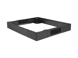 SOCKEL FÖR 800X800 FRISTÅENDE SKÅP (FF01 & FF02-SERIEN) SVART LANBERG