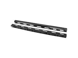 VERTIKAL KABELHANTERINGSPANEL 37U FÖR 19" FRISTÅENDE SKÅP 2ST SVART LANBERG