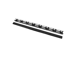 VERTIKAL KABELHANTERINGSPANEL 37U FÖR 19" FRISTÅENDE SKÅP 2ST SVART LANBERG