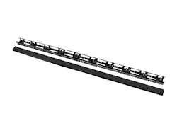 VERTIKAL KABELHANTERINGSPANEL 47U FÖR 19" FRISTÅENDE SKÅP 2ST SVART LANBERG