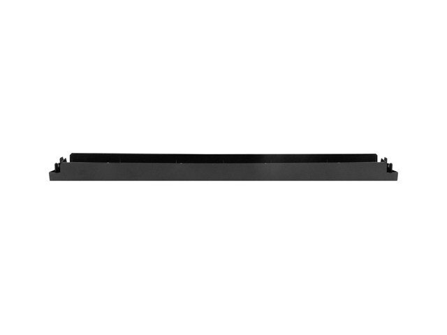 19" SNABBMONTERAD BRANDSKYDDAD BLINDPANEL AV PLAST 1U SVART LANBERG