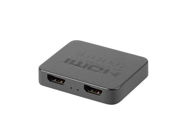 SPLITTER VIDEO LANBERG HDMI->2X HDMI 4K + MICRO USB PORT SVART