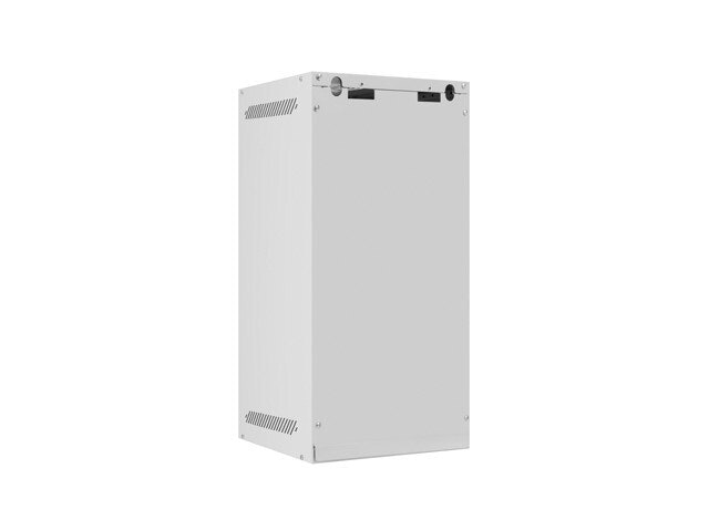 RACKSKÅP 10" VÄGGMONTERAT 12U/280X310 (FLAT PACK) MED GLASDÖRR GRÅ LANBERG