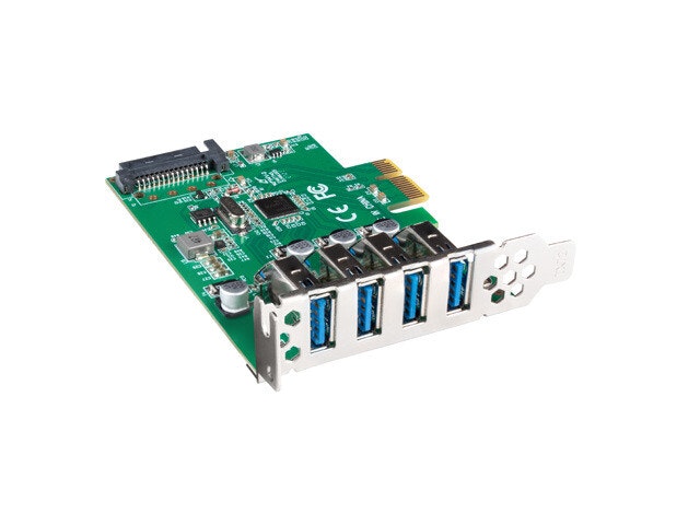 PCI EXPRESS X1-KORT->4X USB-A 3.1 GEN1 LÅGPROFIL LANBERG