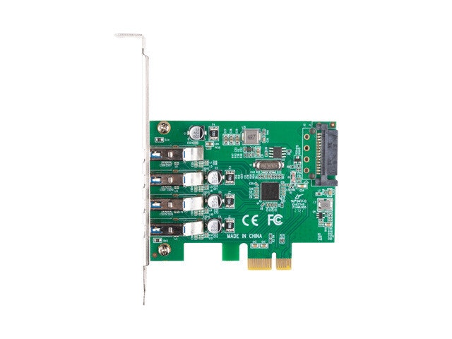PCI EXPRESS X1-KORT->4X USB-A 3.1 GEN1 LÅGPROFIL LANBERG