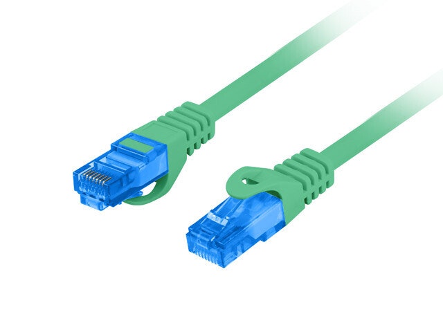 PATCHKABEL CAT.6A S/FTP LSZH CCA 0,5M GRÖN FLUKE PASSERADE LANBERG