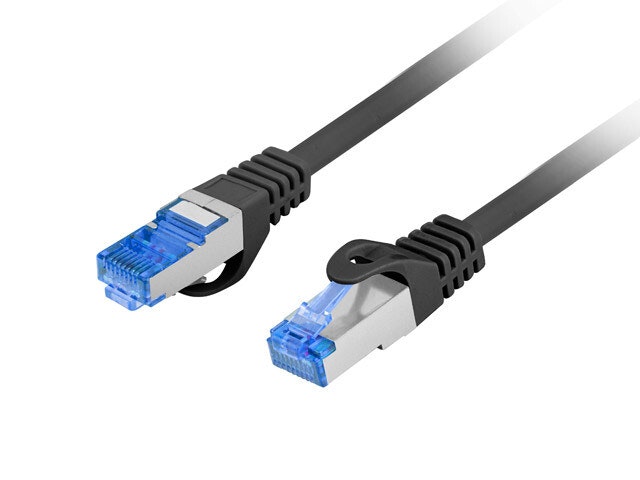 PATCHKABEL CAT.6A S/FTP LSZH CCA 5M SVART FLUKE PASSED LANBERG