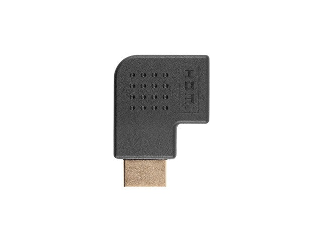 HDMI(M)->HDMI(F) ADAPTER VINKLAD VÄNSTER SVART LANBERG