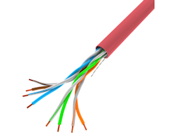 LAN-KABEL CAT.5E UTP 305M SOLID CU RÖD FLUKE LANBERG