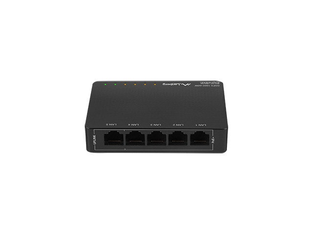 SWITCH LANBERG DSP3-1005-60W 5X 1GB POE+ (4 PORT POE 30W/PORT MAX 60W) UNMANAGED DESKTOP