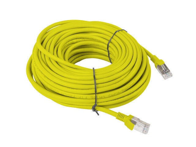 PATCHKABEL CAT.5E UTP 30M GUL FLUKE PASSED LANBERG