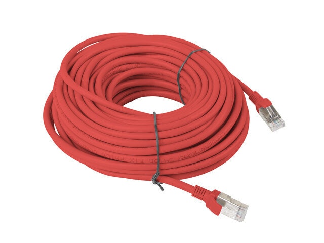 PATCHKABEL CAT.6 FTP 30M RÖD FLUKE PASSERADE LANBERG