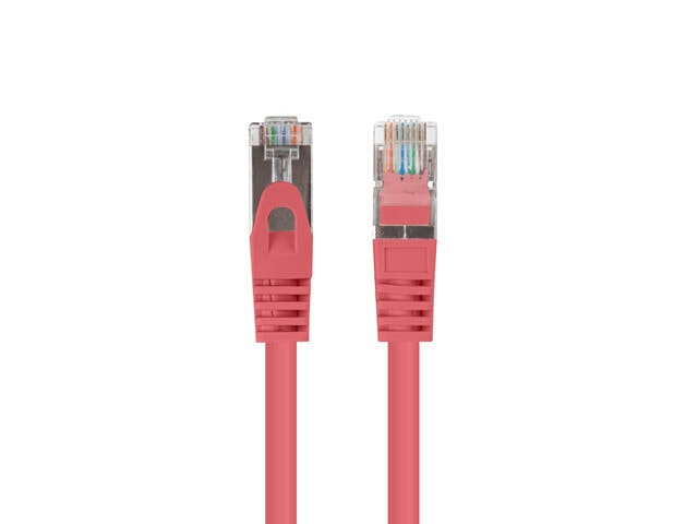 PATCHKABEL CAT.6 FTP 0,25M RÖD FLUKE PASSERADE LANBERG