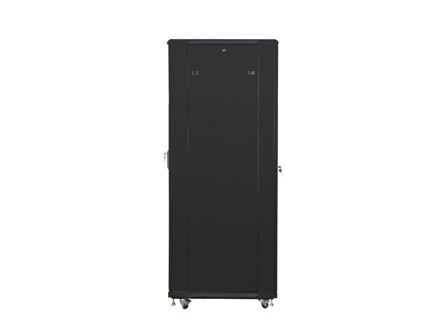 RACKSKÅP 19" FRISTÅENDE 42U/800X800 (FLAT PACK) MED NÄTDÖRR SVART LANBERG