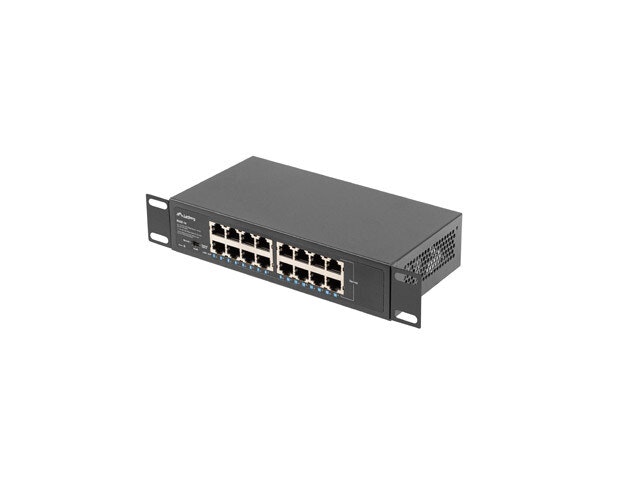SWITCH LANBERG RSGE-16 16X 1GB GIGABIT ETHERNET UNMANAGED RACK 10"/19"