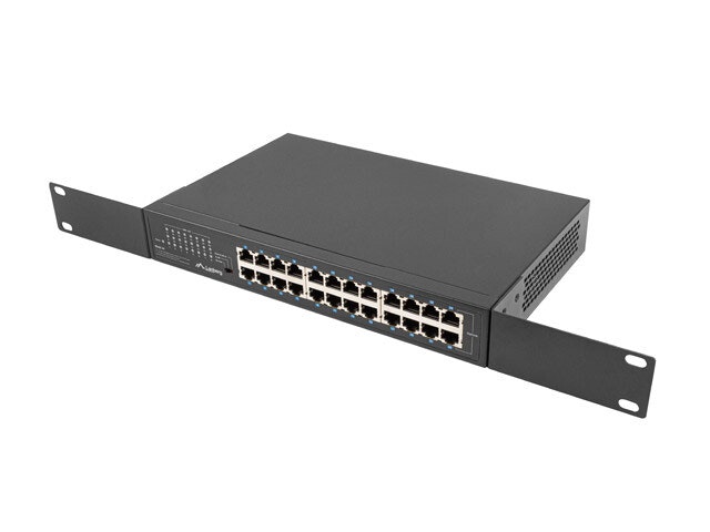 SWITCH LANBERG RSGE-24 24X 1GB UNMANAGED GIGABIT ETHERNET RACK 19"