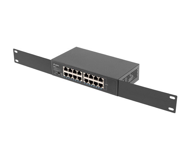 SWITCH LANBERG RSGE-16 16X 1GB GIGABIT ETHERNET UNMANAGED RACK 10"/19"
