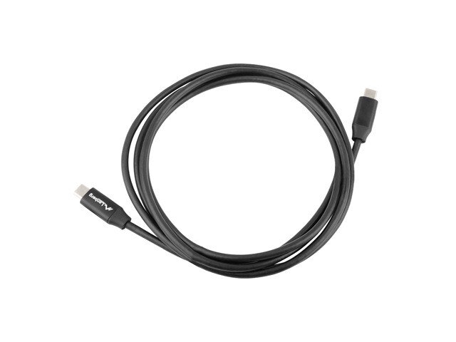 USB-C M/M 2.0 KABEL 1M SNABBLADDNING 4.0 SVART LANBERG