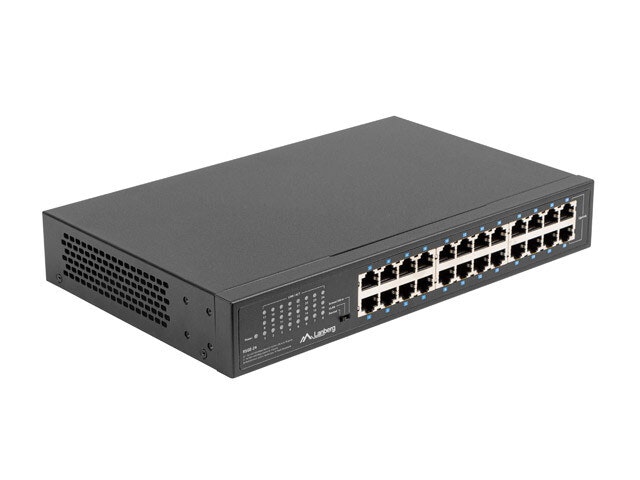 SWITCH LANBERG RSGE-24 24X 1GB UNMANAGED GIGABIT ETHERNET RACK 19"