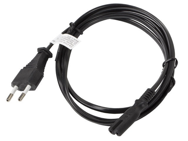 undefinedCEE 7/16->IEC 320 C7 EURO (RADIO) NÄTSLADD 3M SVART LANBERGundefined