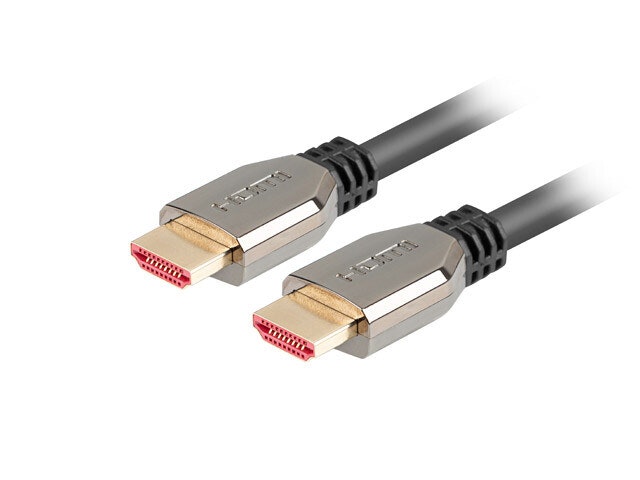 HDMI M/M V2.1 KABEL 1,8M 8K 60HZ SVART LANBERG