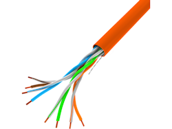 LAN-KABEL CAT.5E UTP 305M SOLID CU ORANGE FLUKE LANBERG