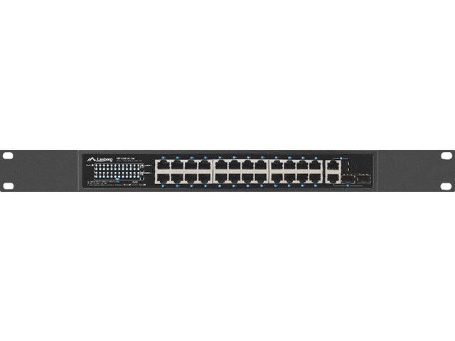 SWITCH LANBERG 24X 100MB POE+/2X COMBO RACK 19" GIGABIT ETHERNET 360W V2
