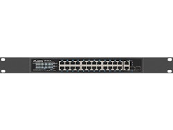 SWITCH LANBERG 24X 100MB POE+/2X COMBO RACK 19" GIGABIT ETHERNET 360W V2