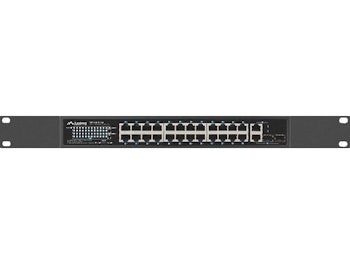 SWITCH LANBERG 24X 100MB POE+/2X COMBO RACK 19" GIGABIT ETHERNET 360W V2