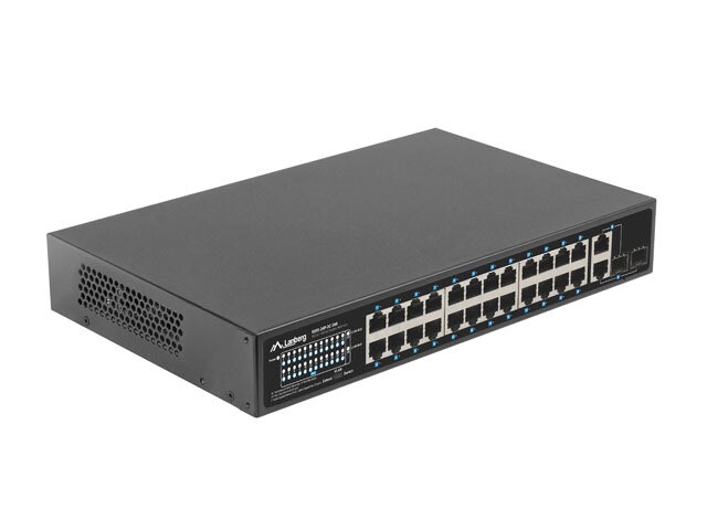 SWITCH LANBERG 24X 100MB POE+/2X COMBO RACK 19" GIGABIT ETHERNET 360W V2