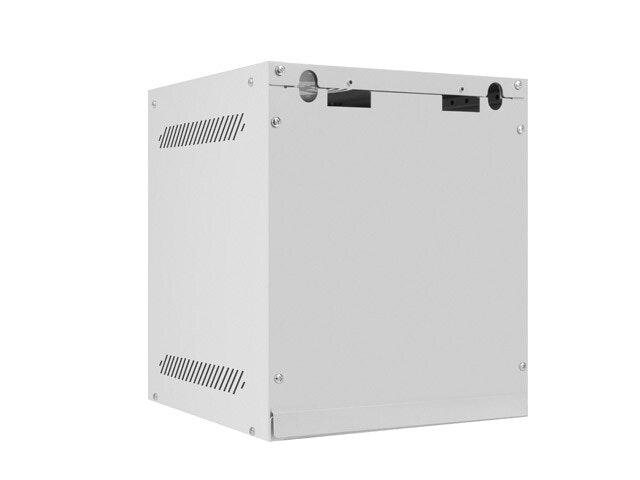 RACKSKÅP 10" VÄGGMONTERAT 6U/280X310 FÖR SJÄLVMONTERING MED METALLDÖRR GRÅ LANBERG (FLAT PACK)