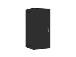 RACKSKÅP 10" VÄGGMONTERAT 12U/280X310 FÖR SJÄLVMONTERING MED METALLDÖRR SVART LANBERG (FLAT PACK)