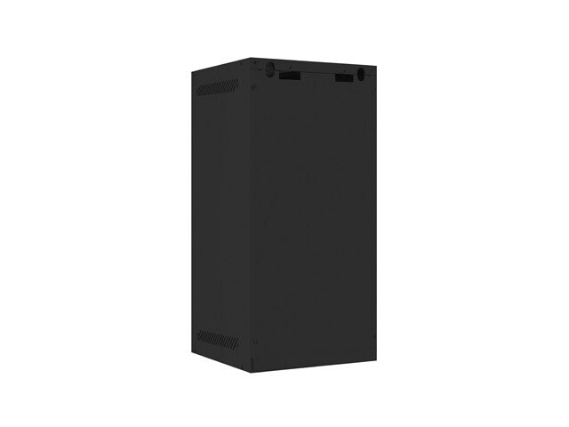 RACKSKÅP 10" VÄGGMONTERAT 12U/280X310 FÖR SJÄLVMONTERING MED METALLDÖRR SVART LANBERG (FLAT PACK)