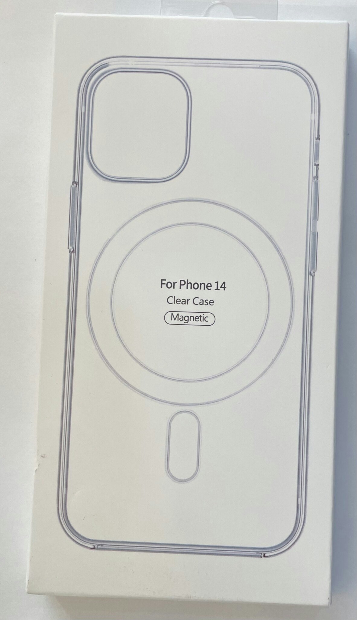 iPhone 15 magnetic clear case