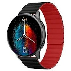 IMIKI SMARTWATCH KW66 PRO BLACK + RED MAGNETIC STRAP