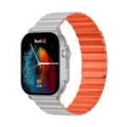 IMIKI SMARTWATCH SF1 SILVER+GRAY ORANGE MAGENTIC STRAP