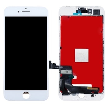 iPhone 8 LCD Skärm Hög kvalitet vit