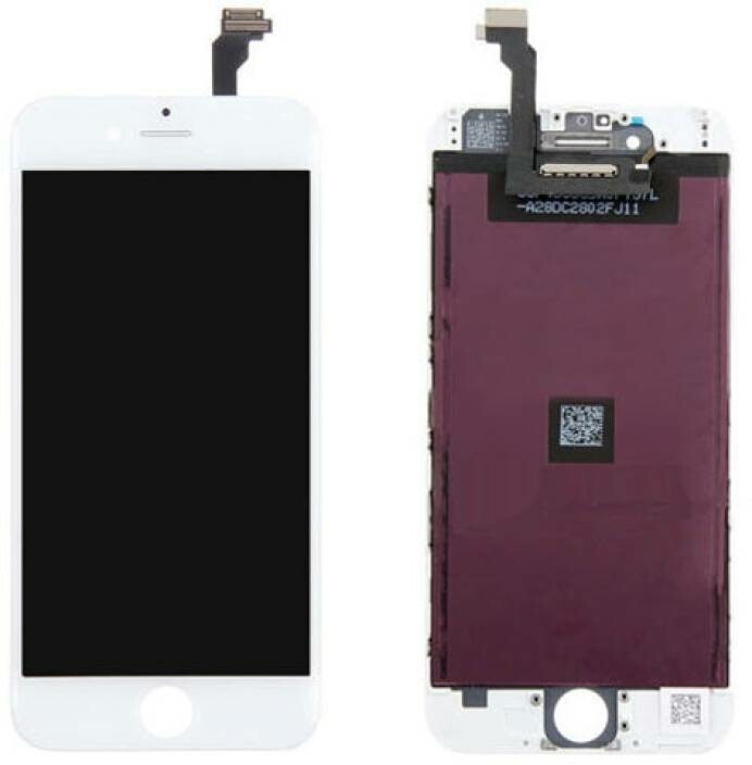 iPhone 6 Glas LCD Display Skärm vit