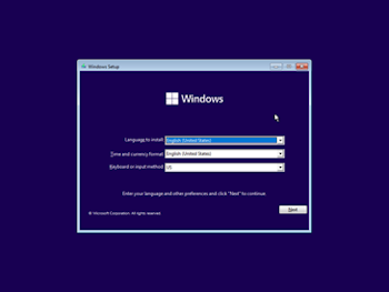 Operativsystem installation