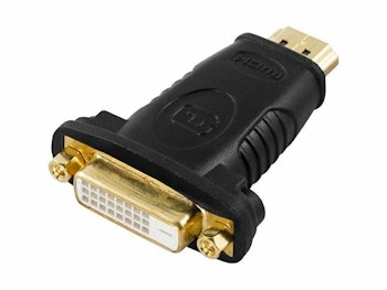 Adapter HDMI ha till DVI-D ho Svart