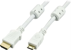 DELTACO High-Speed Premium HDMI-kabel, 3m, Ethernet, 4K UHD, vit