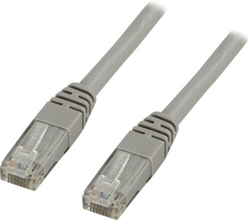DELTACO U/UTP Cat5e patchkabel, 7m, 100MHz, Delta-certifierad, grå