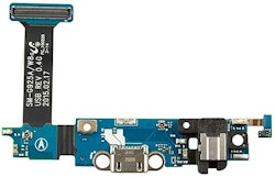 amsung Galaxy S6 Edge G925f laddkontakt flex med mikrofon & hörlursuttag