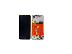 Original Huawei P20 Lite Skärm med Ram och Batteri Svart