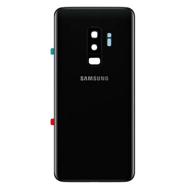 Samsung Galaxy S9 Plus G965f Bak Glas batterilucka svart