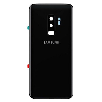 Samsung Galaxy S9 Plus G965f Bak Glas batterilucka svart